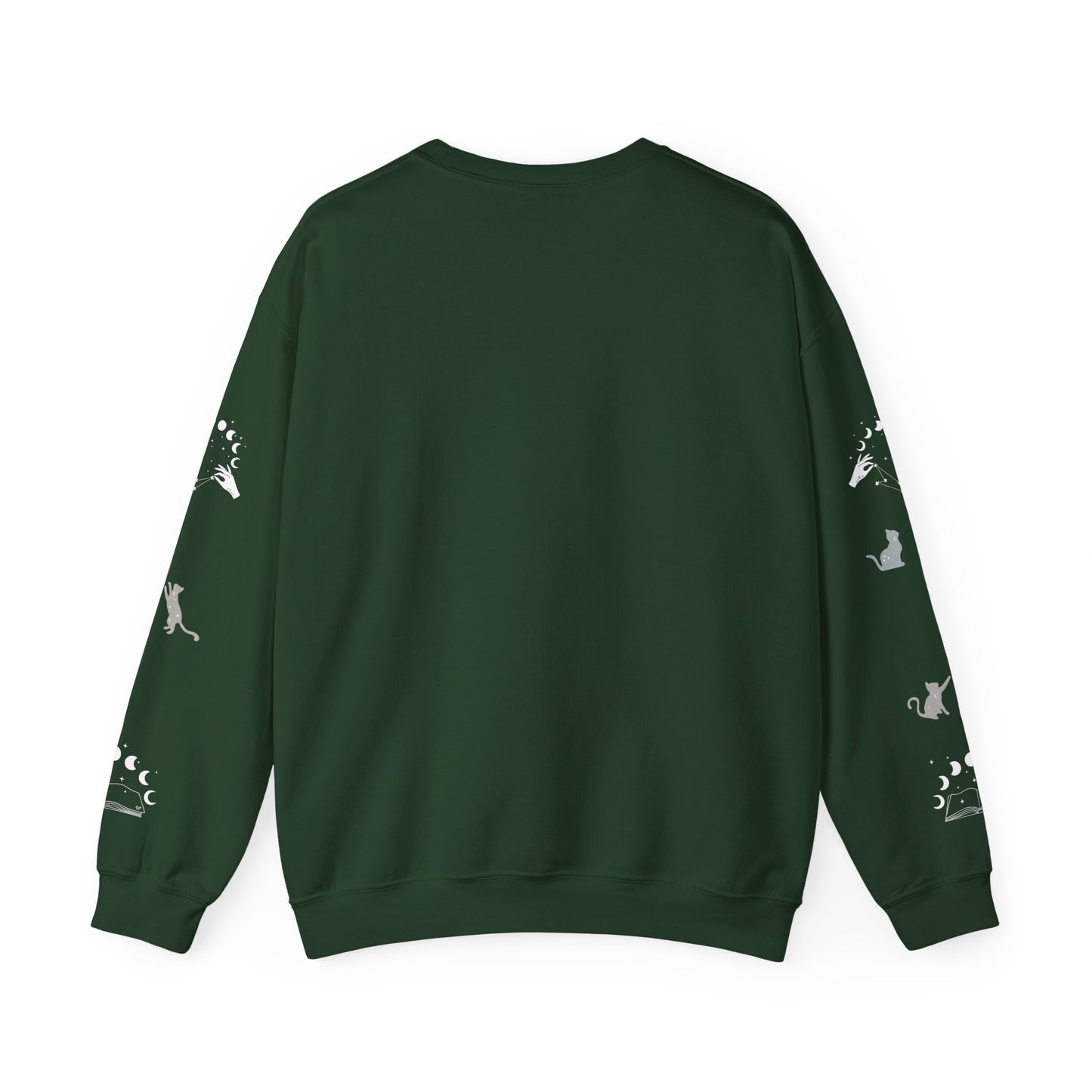 Celestial Print Unisex Sweatshirt, Cozy Casual Wear, Astrological Gift, Stars and Moons Sweatshirt, Everyday Comfortable Style